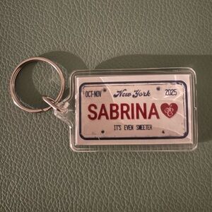 Sabrina Carpenter New York Keychain